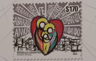 La emisión postal está inspirada en el trabajo de los Hogares de Cristo. Crédito: Conferencia Episcopal Argentina 