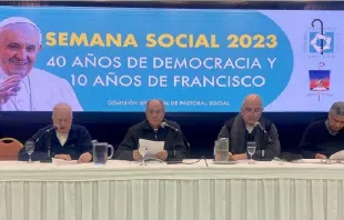 Panel de obispos en la Semana Social 2023. Crédito: Conferencia Episcopal Argentina 