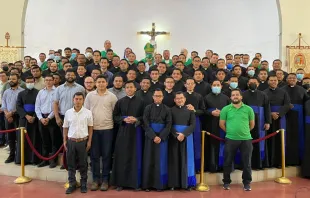 Los seminaristas de Nicaragua enviados en misión. Crédito: Arquidiócesis de Managua 