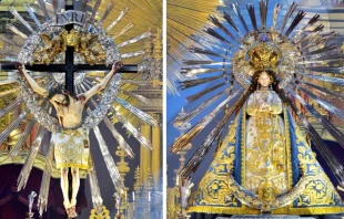 Seu00f1or del Milagro y Virgen del Milagro. Cru00e9dito: Arquidiu00f3cesis de Salta, Lisardo Maggipinto. 