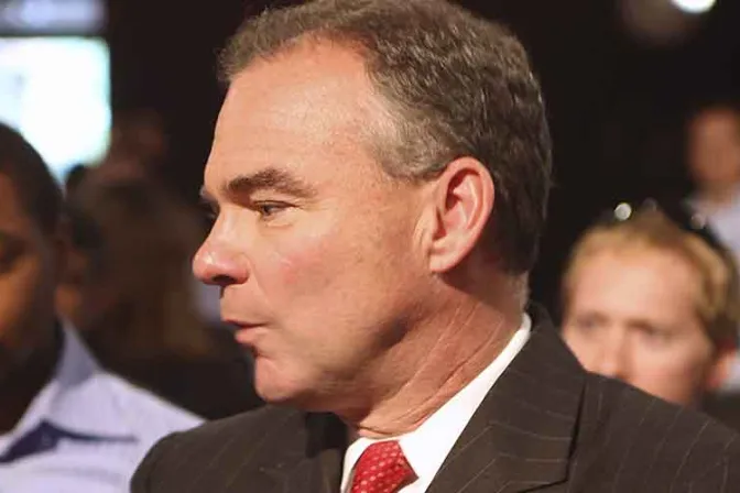 Obispo de diócesis de Tim Kaine: Enseñanza católica del matrimonio no cambiará