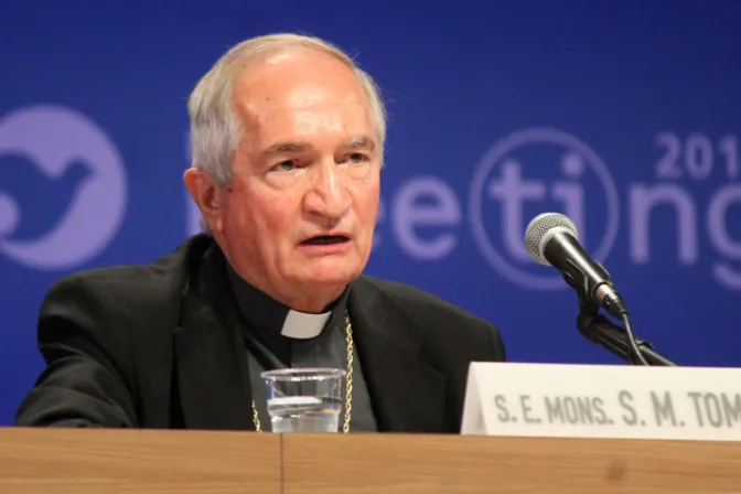 Vaticano es “voz de la conciencia” en el mundo para buscar paz y solidaridad, dice Mons. Tomasi