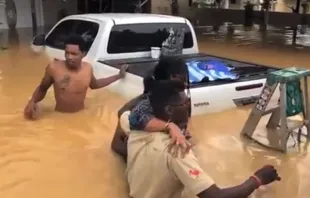 Inundaciones en Trinidad y Tobago. Captura Youtube 
