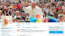 Captura de pantalla de cuenta @Pontifex_es.