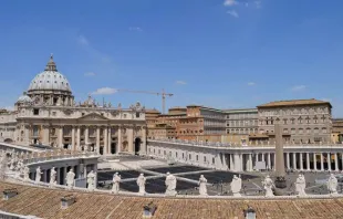 Plaza San Pedro del Vaticano. (Imagen referencial). Foto: Daniel Ibáñez / ACI Prensa 