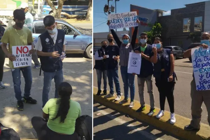 Católicos salen a las calles para defender a víctimas de la trata de personas en Venezuela