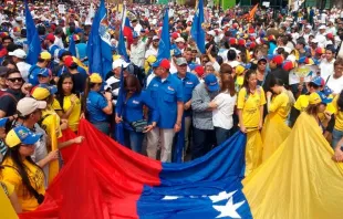 Marcha opositora en Venezuela / Foto: Unidadvenezuela.org 
