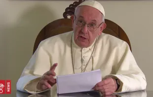 Video mensaje del Papa Francisco. Foto: Captura 
