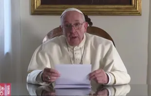 El Papa Francisco envía video mensaje antes de su viaje a Marruecos. Foto: Captura YouTube 