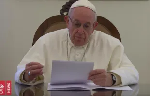 Imagen referencial. Video mensaje del Papa Francisco. Foto: Captura 