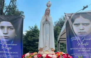 Imagen peregrina de la Virgen de Fátima. Crédito: Misión Fátima Colombia 