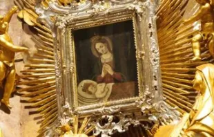 La imagen de la Virgen de Irlanda en la Catedral de Gyor (Hungría). Crédito: Diócesis de Gyor 