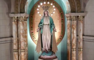 Imagen referencial. Virgen Maru00eda de la Medalla Milagrosa. Cru00e9dito: Parroquia de la Medalla Milagrosa, Buenos Aires.  