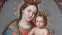 Pintura de Nuestra Señora del Refugio.
