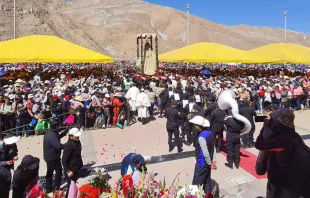Mas de 200 mil fieles peregrinaron al santuario de la Virgen de Chapi en el sur del Perú. Crédito: Arzobispado de Arequipa 