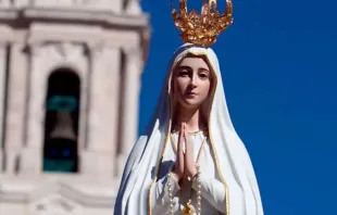 Virgen de Fátima. Crédito: Santuario de Fátima 