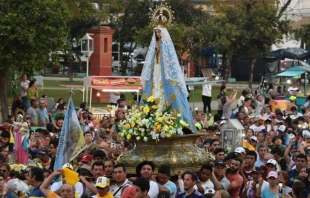 Virgen de Itatu00ed. Cru00e9dito: Basu00edlica Nuestra Seu00f1ora de Itatu00ed. 