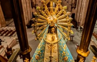 Virgen de Luju00e1n, patrona de Argentina. Cru00e9dito: Santuario Nuestra Seu00f1ora de Luju00e1n. 