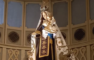 Virgen del Carmen, parroquia El Sagrario. Cru00e9dito: Giselle Vargas, ACI Prensa. 