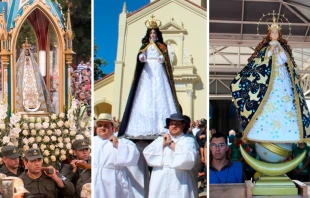 Nuestra Seu00f1ora de Caacupu00e9, Paraguay; Puru00edsima de Lo Vu00e1squez, Chile; Nuestra Seu00f1ora del Valle, Argentina / Fotos: Santuarios marianos 