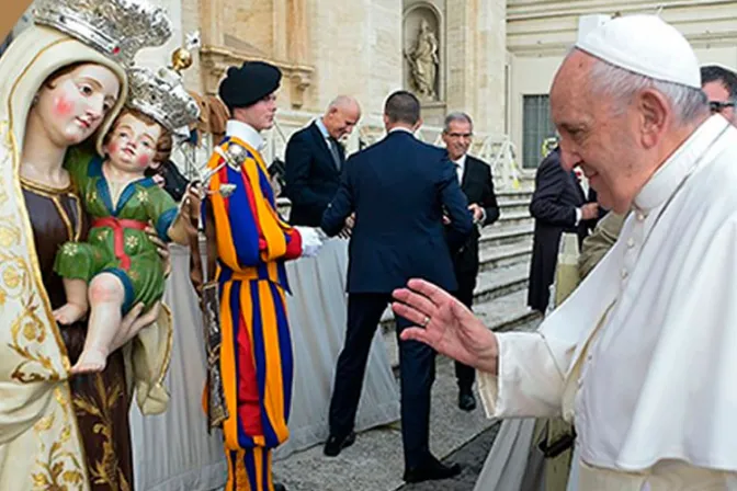 El Papa Francisco invita a rezar esta oración en el día de la Virgen del Carmen