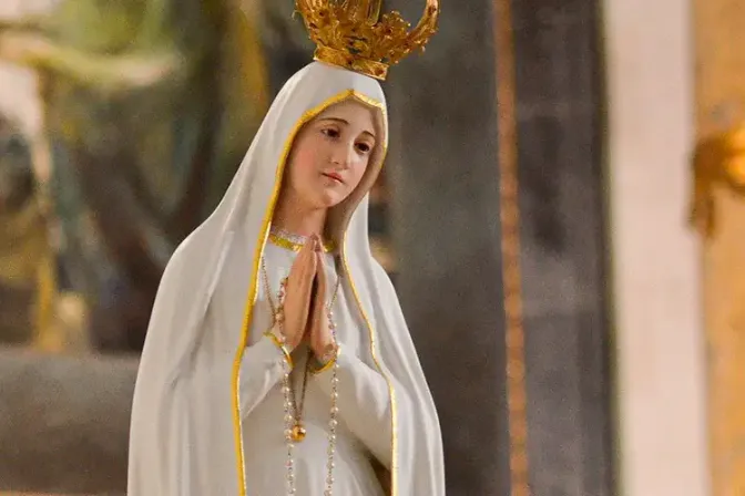Obispo resalta la importancia de la presencia femenina y materna de la Virgen de Fátima