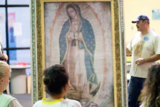 Imagen de la Virgen de Guadalupe “visitó” cárcel de mujeres en Estados Unidos