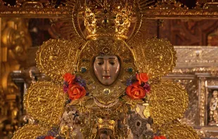 Virgen del Rocu00edo durante romeru00eda. Foto: Wikipedia Jose Carrasco 