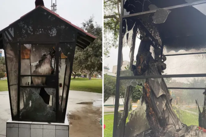 Incendian dos estatuas de la Virgen María en menos de dos semanas en Perú