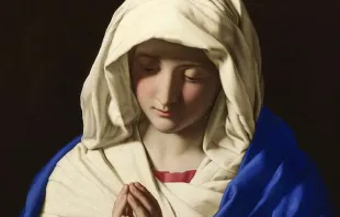 "Virgen en oración". Crédito: Giovanni Battista Salvi da Sassoferrato / Dominio Público. 