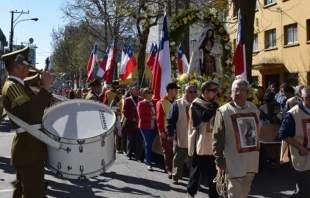 Procesiu00f3n Virgen del Carmen en el Du00eda de la Oraciu00f3n por Chile / Foto: Arzobispado de Concepciu00f3n 