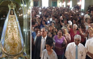 Fieles saludan a la Virgen del Valle / Foto: Prensa Obispado Catamarca 