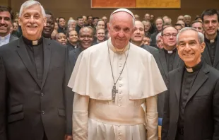 El Papa con el nuevo superior de los jesuitas, Arturo Sosa. Foto: Compañía de Jesús 