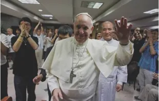 El Papa sorprende a los jesuitas de Corea (Foto Comité Preparatorio de la visita del Papa Francisco a Corea) 
