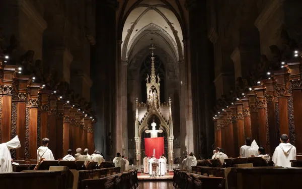 Vigilia Pascual en la abadía de Heiligenkreuz. Crédito: (c) "Stift Heiligenkreuz"