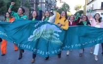 Marcha a favor del aborto en el Estado de México el 26 de noviembre.