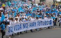 Marcha para pedir políticas públicas a favor de la vida