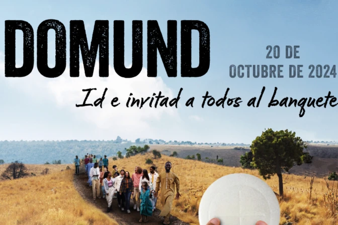 Afiche del DOMUND 2024