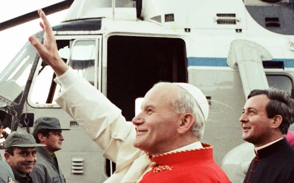 He always showed joy and optimism. Credit: Vatican Media - EWTN