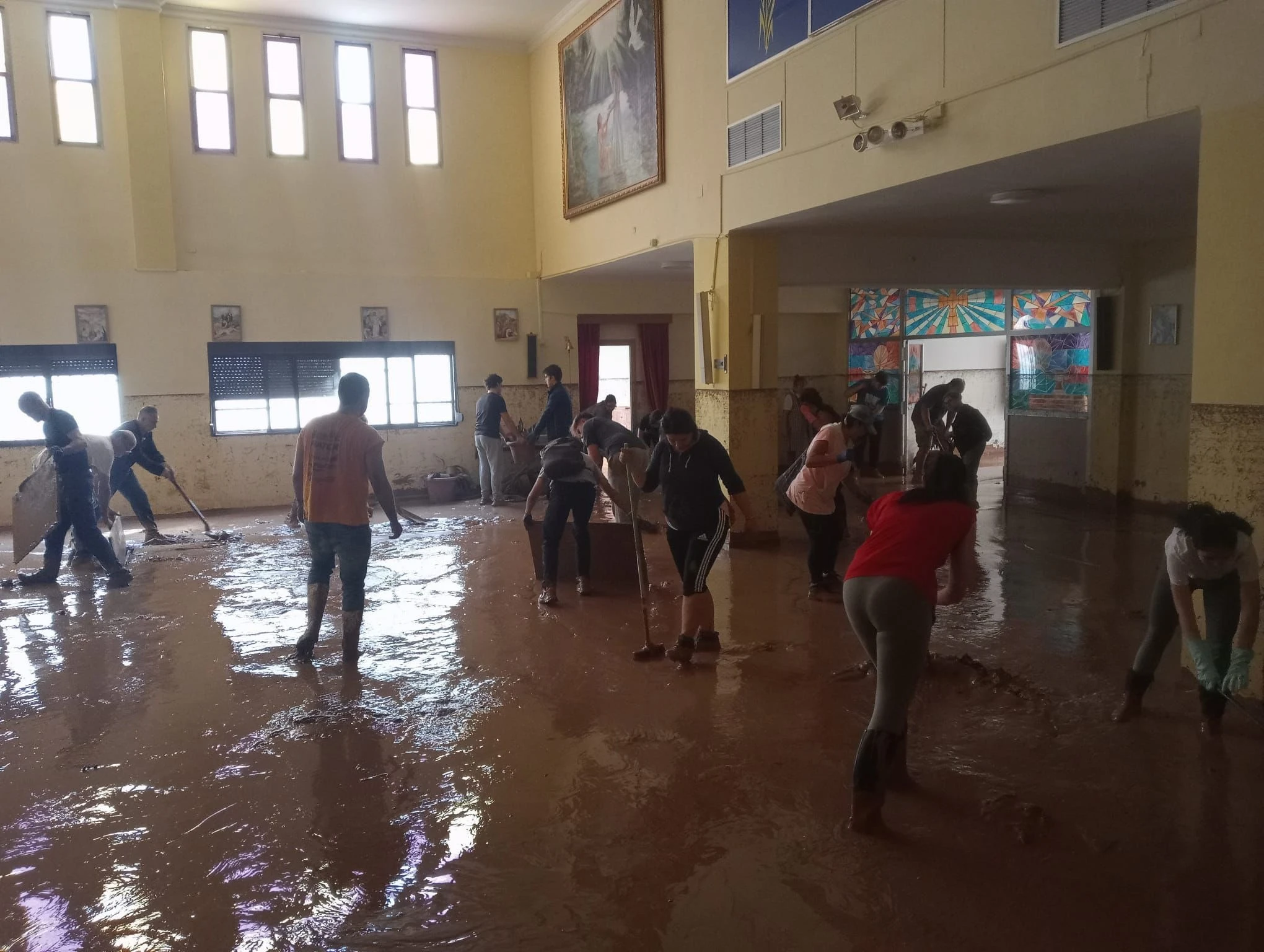 Imagen de la inundación de la parroquia de Santa Fe en Alfafar (Valencia, España).?w=200&h=150