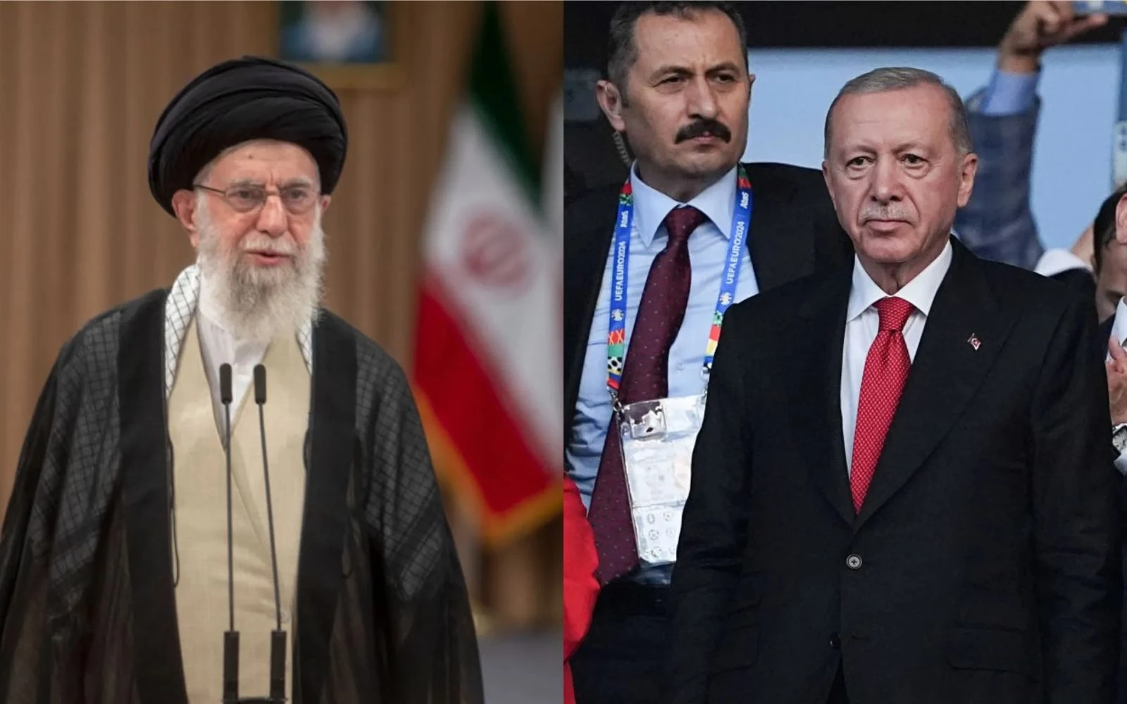 El líder supremo iraní, el ayatolá Ali Jamenei (izquierda) y el presidente turco, Recep Tayyip Erdoğan.?w=200&h=150