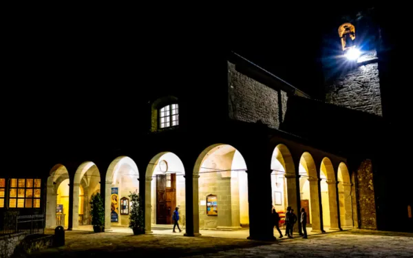 Santuario de La Verna en las vísperas de la fiesta. Crédito: OFM