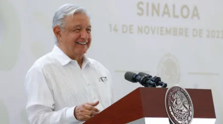 Andrés Manuel López Obrador en conferencia de prensa