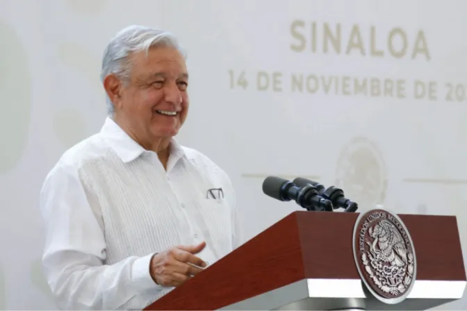 Andrés Manuel López Obrador en conferencia de prensa