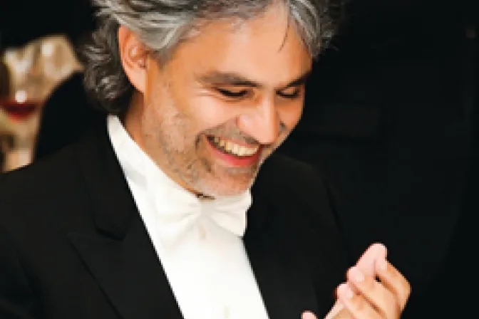 Andrea Bocelli: Mi mensaje no es sólo contra aborto… sino a favor de la vida