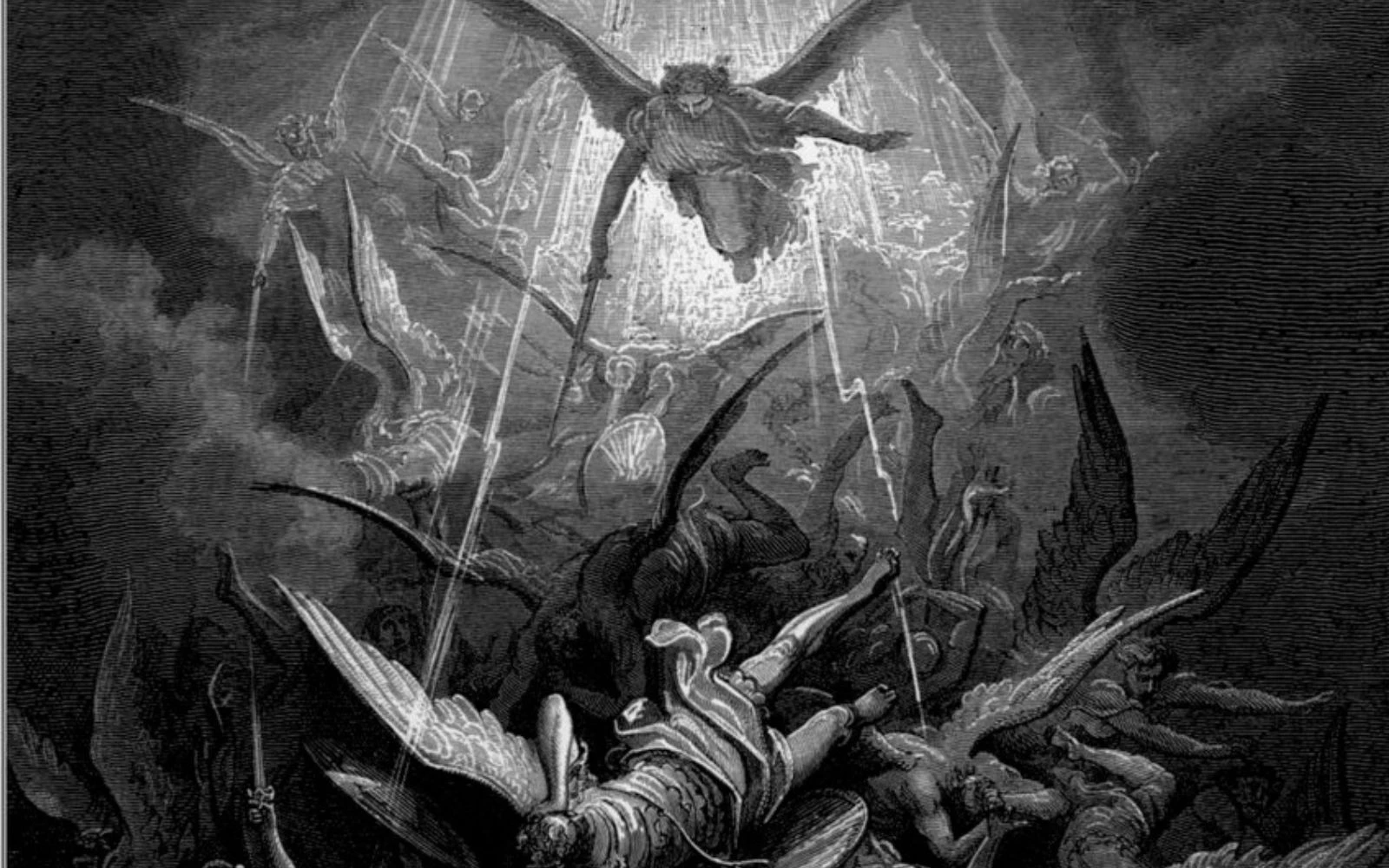 "Miguel expulsa a todos los ángeles caídos", grabado de Gustave Doré.?w=200&h=150