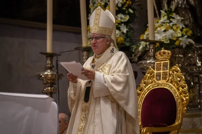 El Arzobispo de Sevilla, Mons. José Ángel Saiz Meneses.