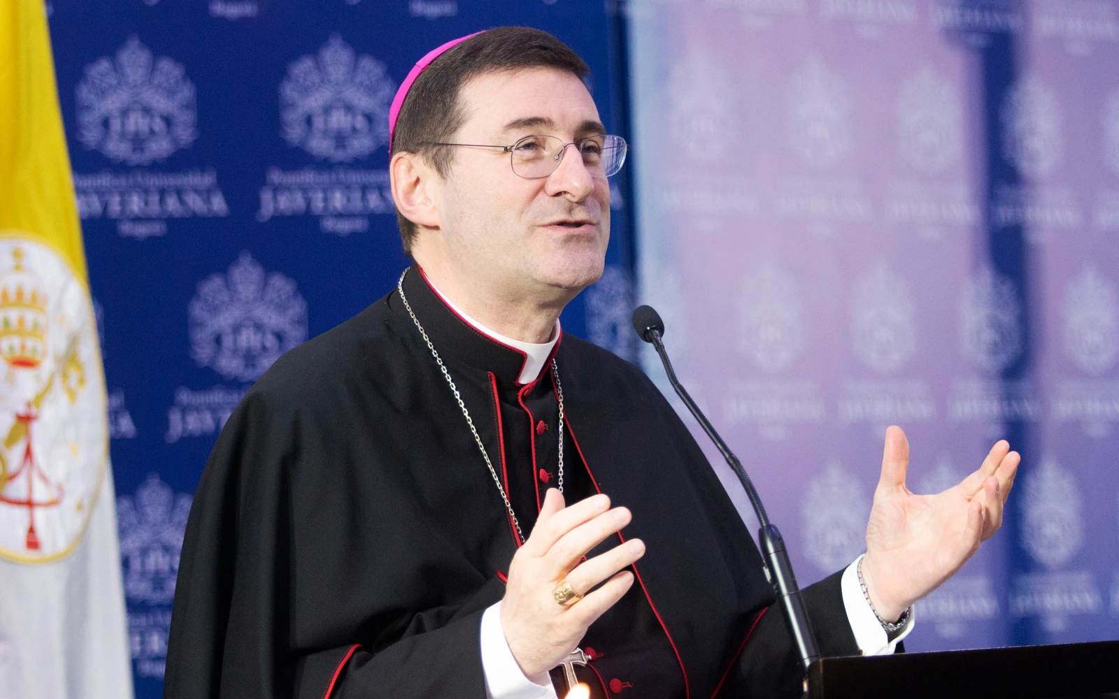 El Nuncio Apostólico en Colombia, Mons. Paolo Rudelli, durante el Congreso Misionero Nacional en julio de 2024.?w=200&h=150