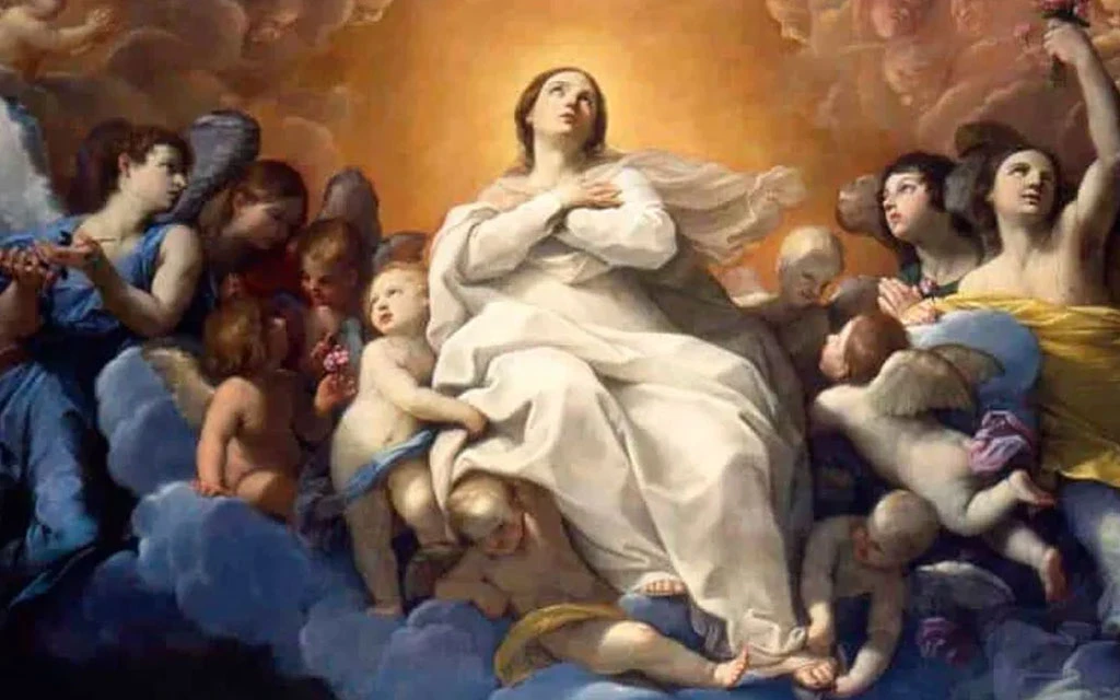 Parte de la pintura de la Asunción de la Virgen María realizada por Guido Reni.?w=200&h=150