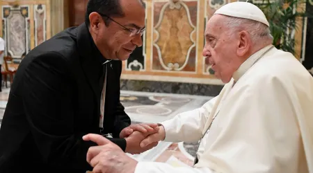 Audiencia del Papa en la audiencia con los Misioneras del Sagrado Corazón